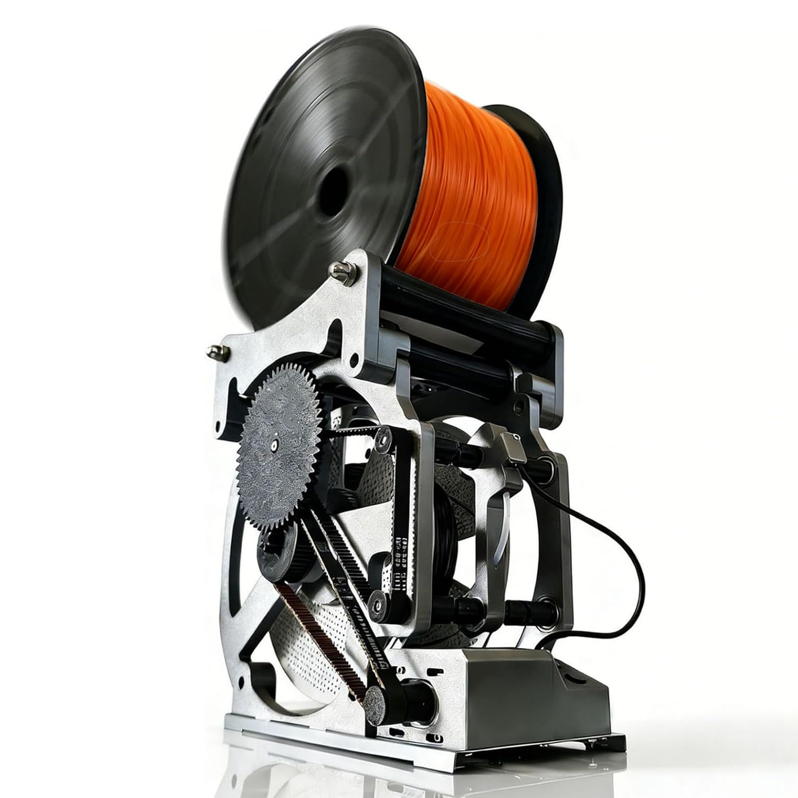 Rebobinador Eléctrico De Bobinas, Rebobinador De Filamento Para Impresoras 3d, Capacidad De Bobina De 4 Kg, Ajuste De 3 Velocidades, Motor Paso A Paso De Alta Precisión, Bobinado Limpio Y