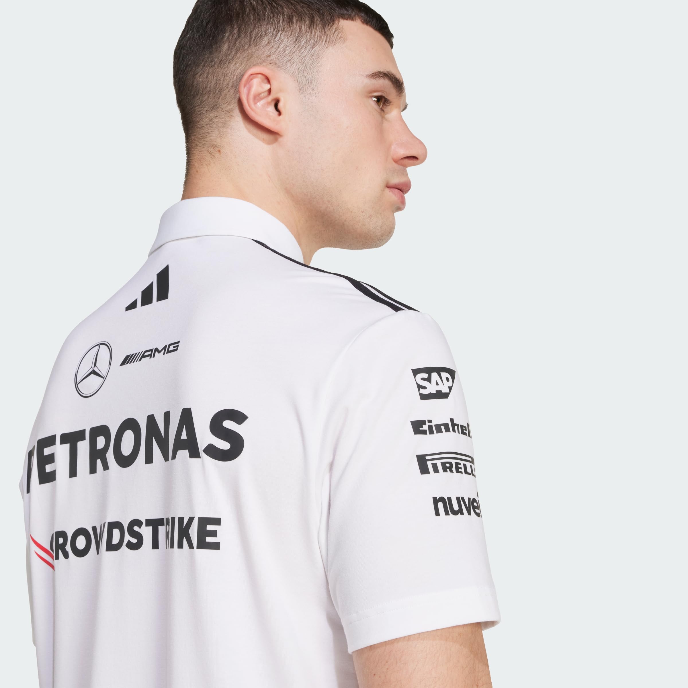 Adidas Hombre Mercedes - AMG Petronas Formula One Team Team Polo White Men