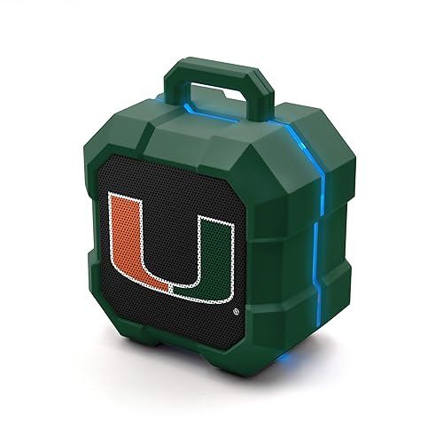 NCAA Unisex Shockbox LED Wireless Bluetooth Speaker