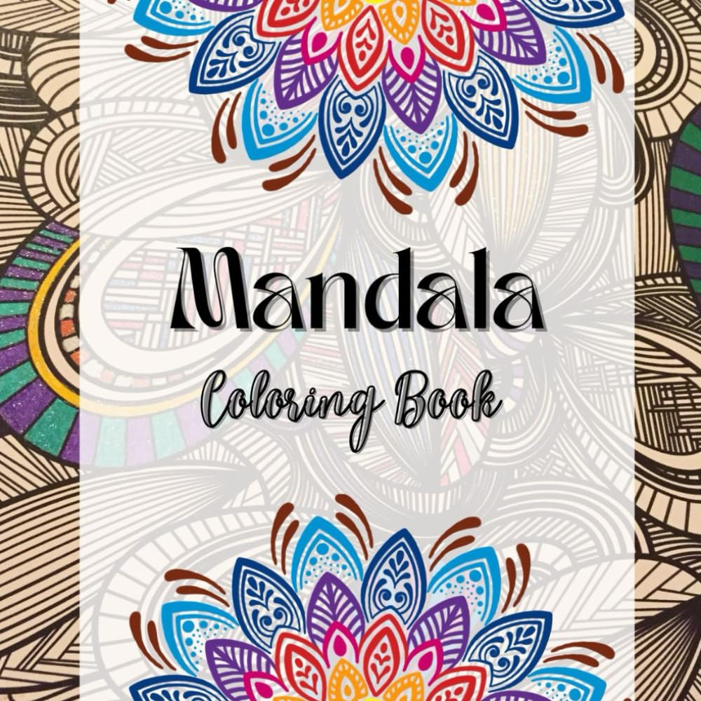 Wild Mandalas - Animal & Floral Colouring Pages for Relaxation: Relaxing Animal and Floral Mandalas for Stress Relief and Mindfulness during Busy Life
