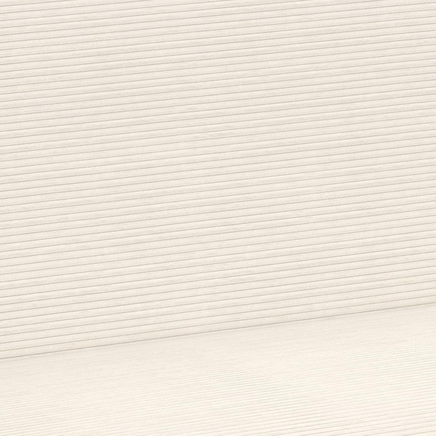 IDMarket - Sofá cama escandinavo recto LARS de 3 plazas de pana beige