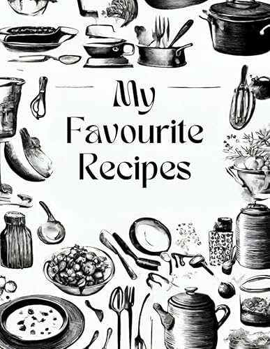 Blank Cookbook, Write Your Own Recipes, Blank Recipe Gift Idea, Personal Book, Personalised, Family Recipe Book