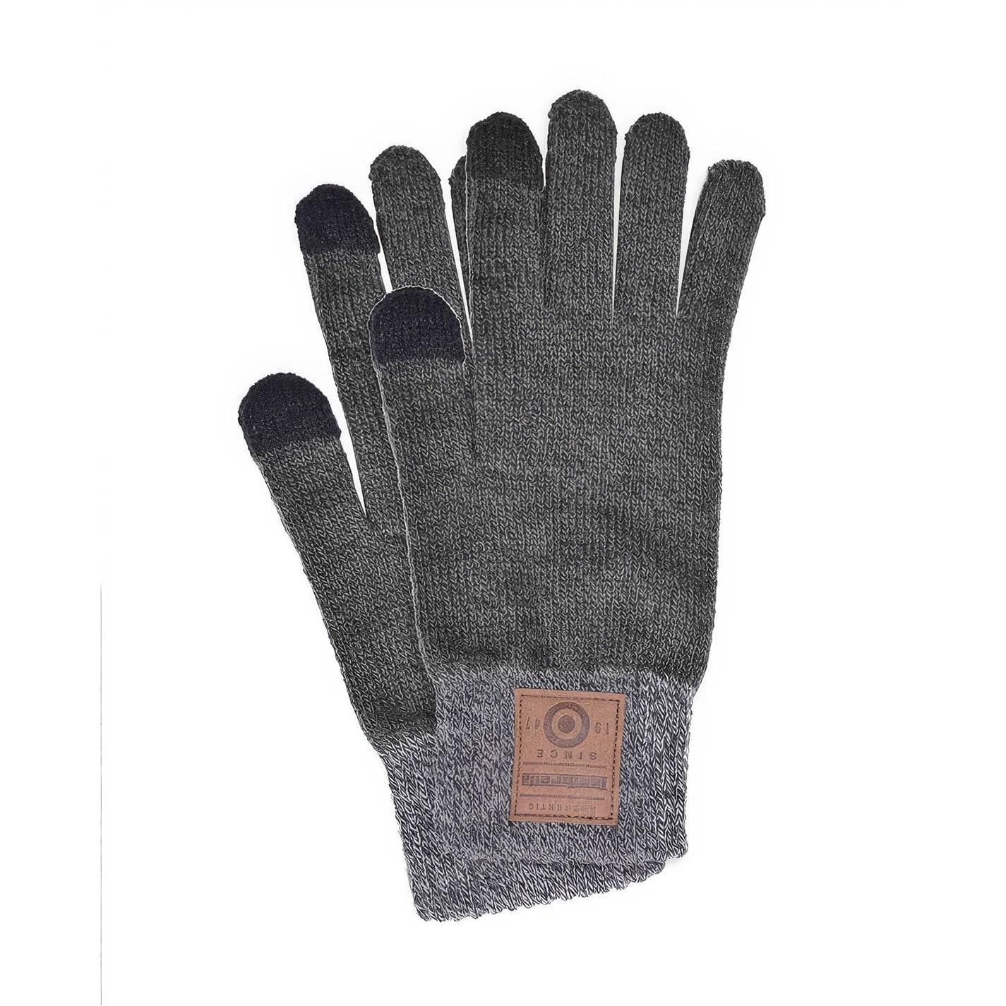 Lambretta Unisex Screen Gloves Black/Charcoal One Size