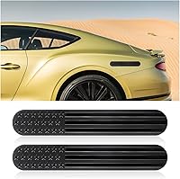 Vista 1 de 2 calcomanías de metal de aluminio 3D con emblema de la bandera estadounidense para decoración de parachoques de exteriores, calcomanías populares