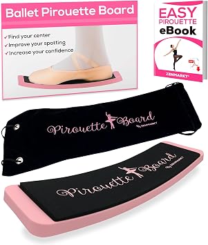 Zenmarkt Turning Board for Dancers, Cheerleaders, Gymnasts, Ice Skaters | Improve Turns, Balance & Stability Ballet Pirouette Trainer, Figure Skating & Gymnastics Practice Board