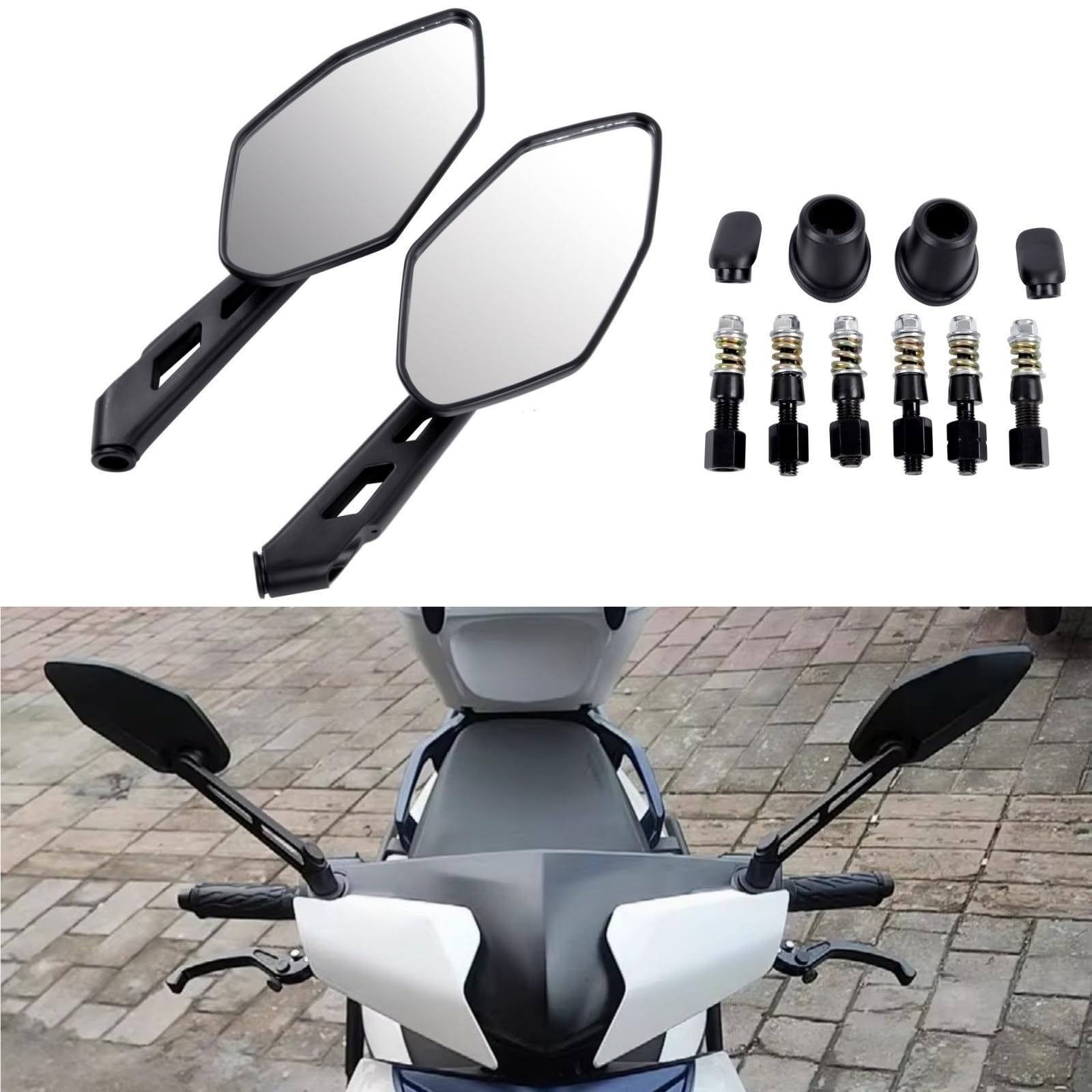Do Suzuki Moto Lusterko końcówkowe kierownicy