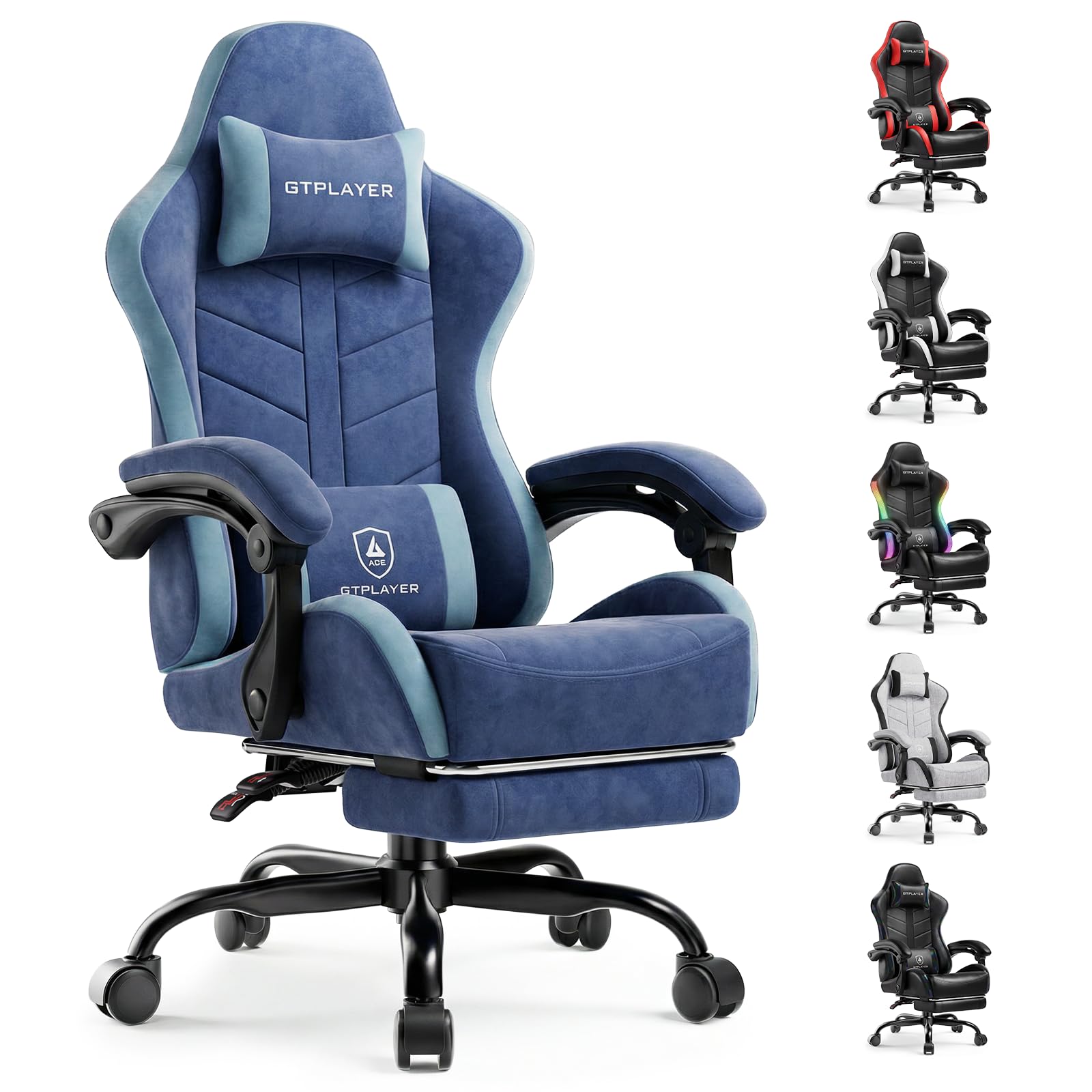 GTPLAYER Gaming Chair Blue