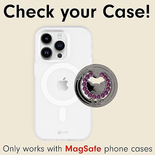 Miniatura 2 de Sonix x Sanrio - Anillo magnético para teléfono MagSafe iPhone 15, 14, 13, 12, soporte de agarre con anillo para el dedo y soporte para teléfono -