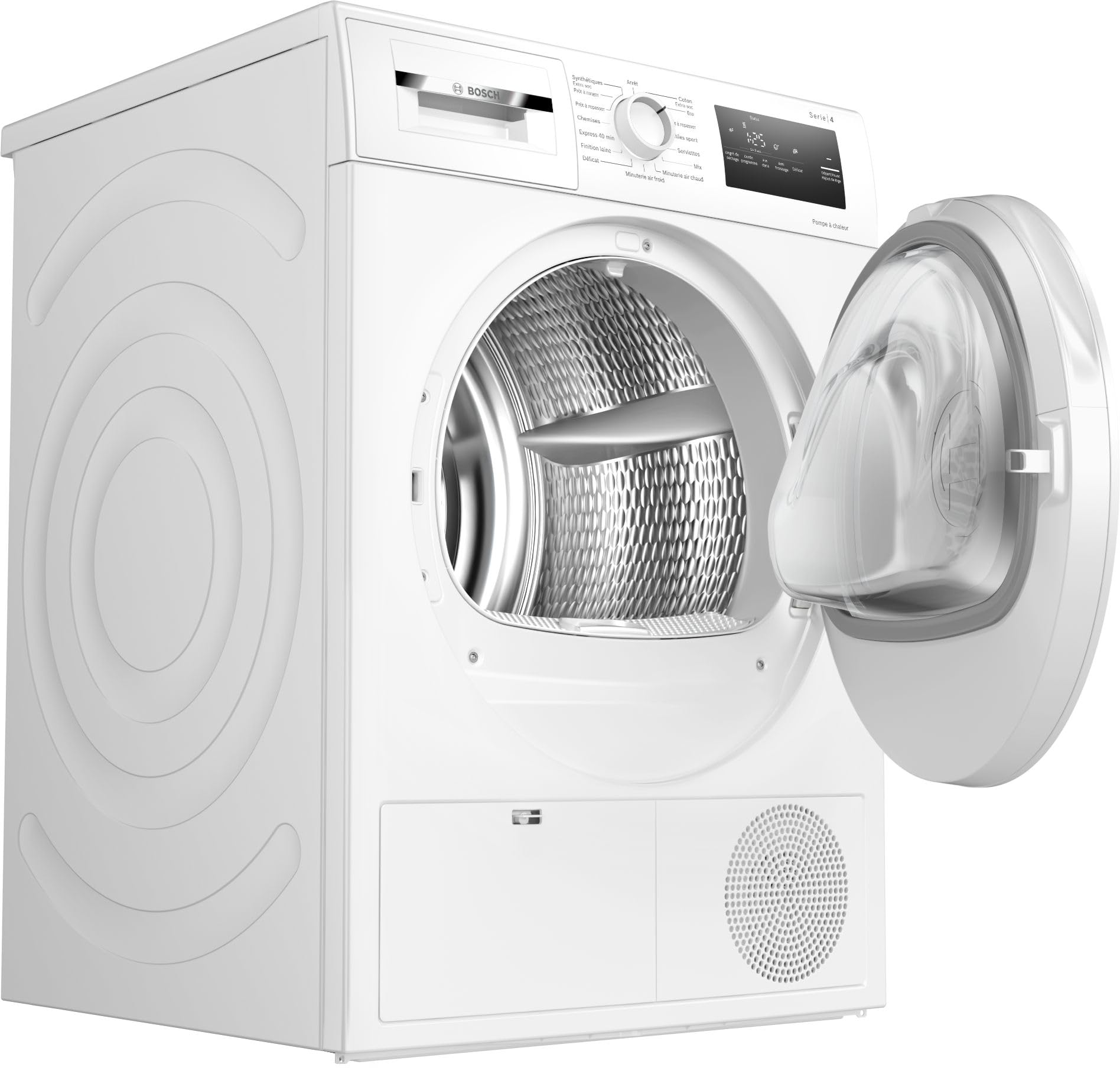 Bosch Série 4 Sèche linge Pompe à chaleur 8 kg Blanc WTH8300DFR