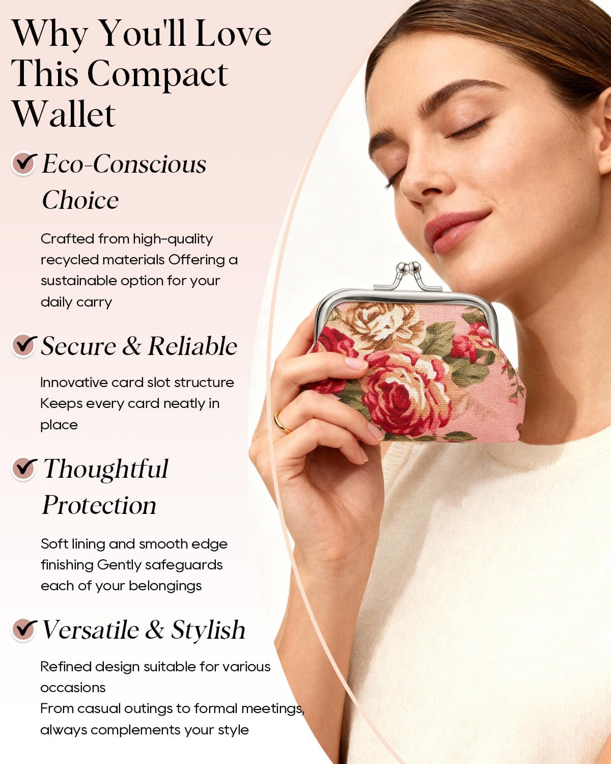 24Pcs Canvas Floral Coin Purses, Vintage Coin Purses, Small Cute Mini Wallet Pouch for Women & Girls, Floral Coin Purse Set, Gift Trinket Present Bag