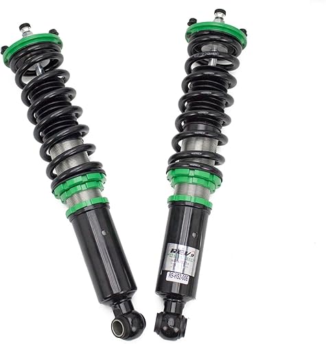 Miniatura 4 de Rev9 R9-HS2-006 compatible con Nissan 240SX (S13) 1989-94 Hyper-Street II Kit de coilover con ajuste de fuerza de amortiguación de 32 vías, ajuste