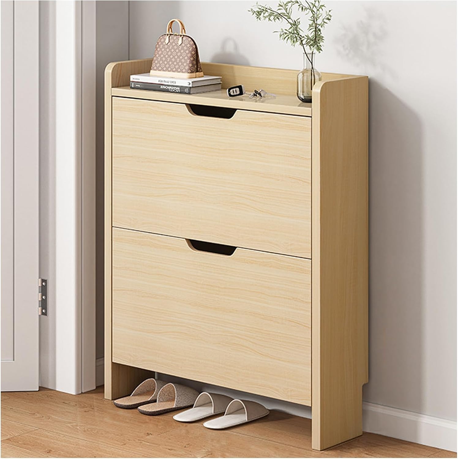 Scarpiera Modulare Plastica - 3x8 Cubi, Porte Trasparenti, Nero, Capacità 20-48 Paia - Foto 7