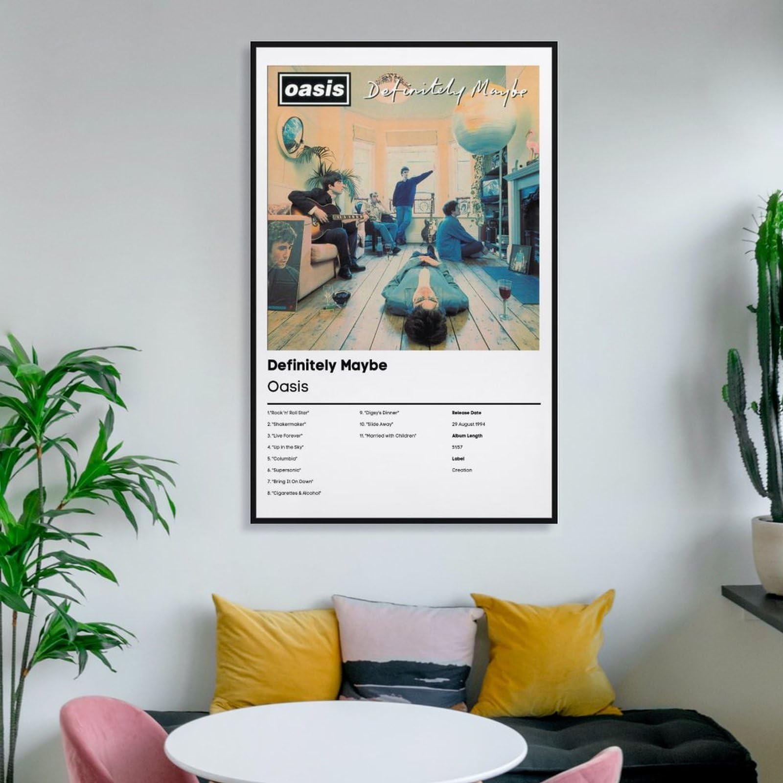 Amazon.co.jp: オアシス間違いなく多分デビューアルバムバンド朝