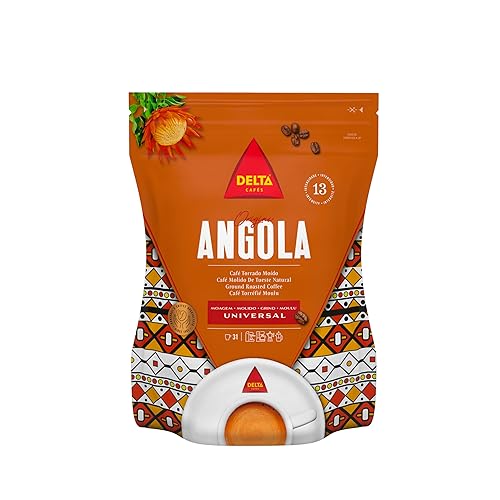 Delta Café tostado molido de Angola para máquina de espresso o bolsa 8.82 oz