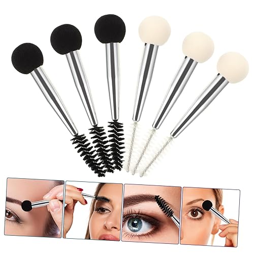 Kids Makeup Brush Set - 6pcs Cosmetic Brushes for Children