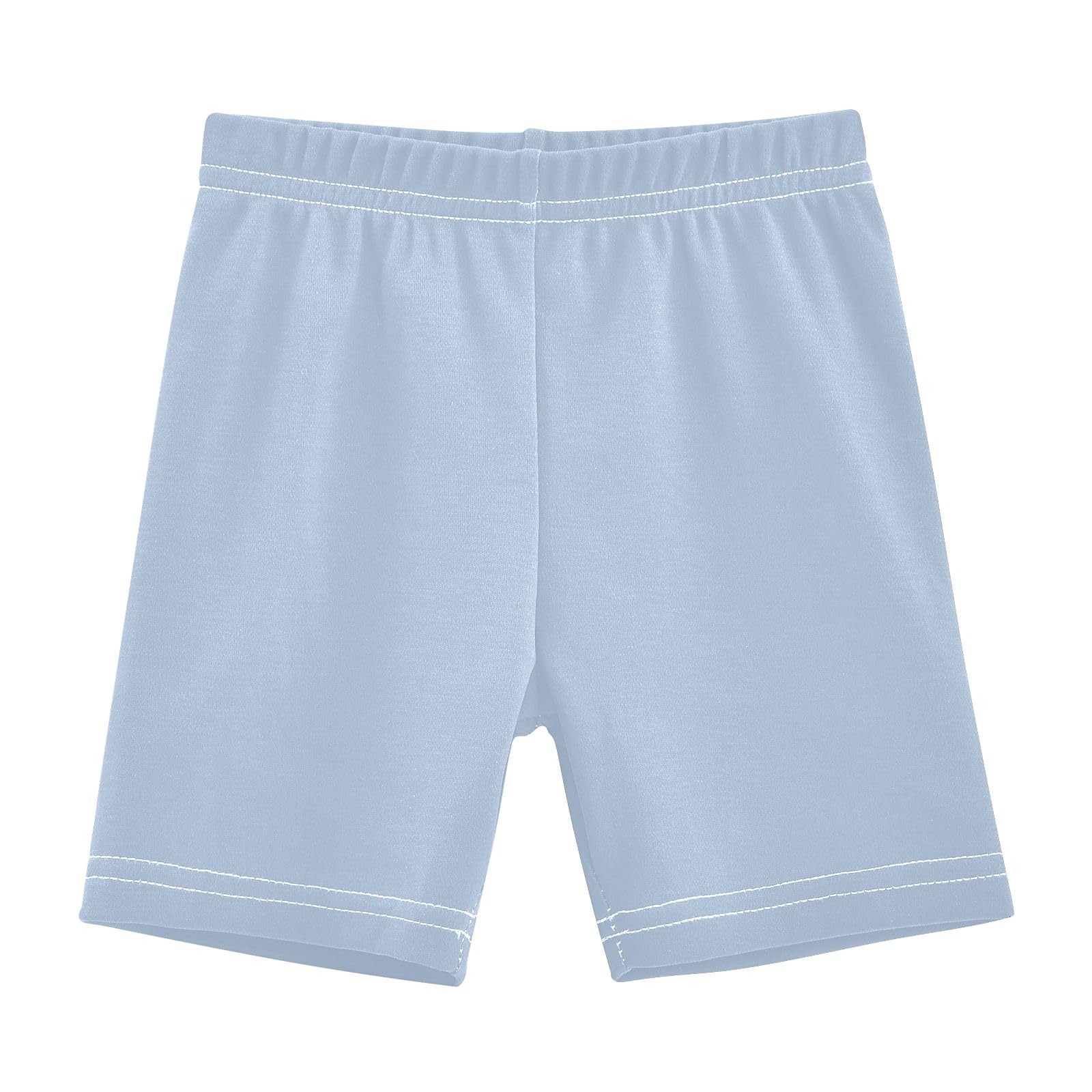 CHIFIGNO Light Steel Blue Cartwheel Shorts for Girls Bike Shorts Breathable Under Dress Dance Short 5T