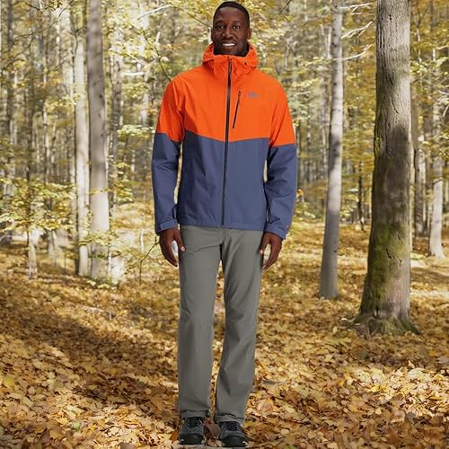 Miniatura 7 de Outdoor Research Chaqueta Foray II para hombre - Impermeable y resistente al viento con capucha