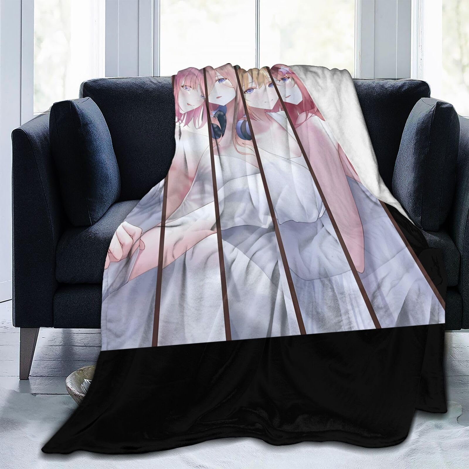 Amazon｜ブランケット 毛布 ひざ掛け 五等分の花嫁 中野家の五女 萌え