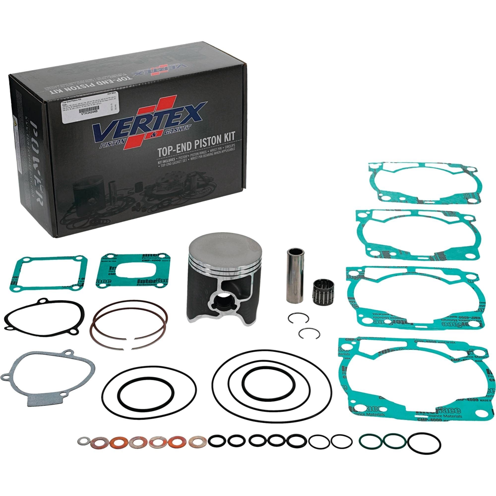 Amazon.com: Vertex Top End Piston Kit VTK24244B Compatible With