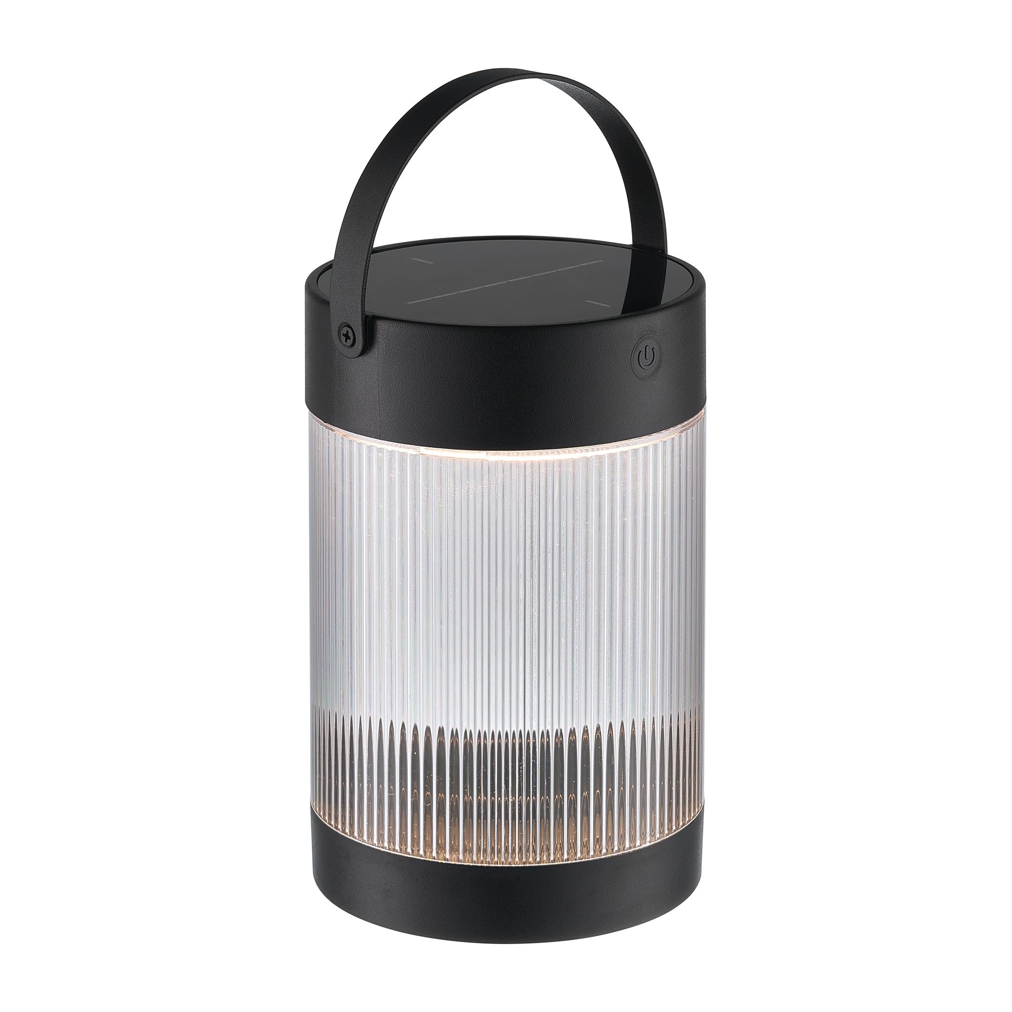 Rackhams Black Coupar Solar | Table Lamp | - 1