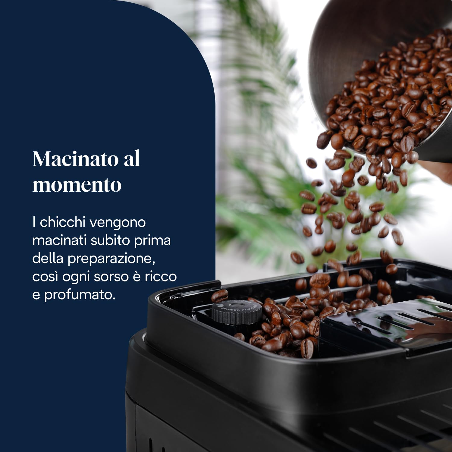 De’Longhi Magnifica Evo Next – Perfetto Macchina da Caffè Automatica, LatteCrema Montalatte Automatico, 13 Bevande in un Solo Tocco, Display Touch a Colori, Titanio e Nero (ECAM312.80.TB)