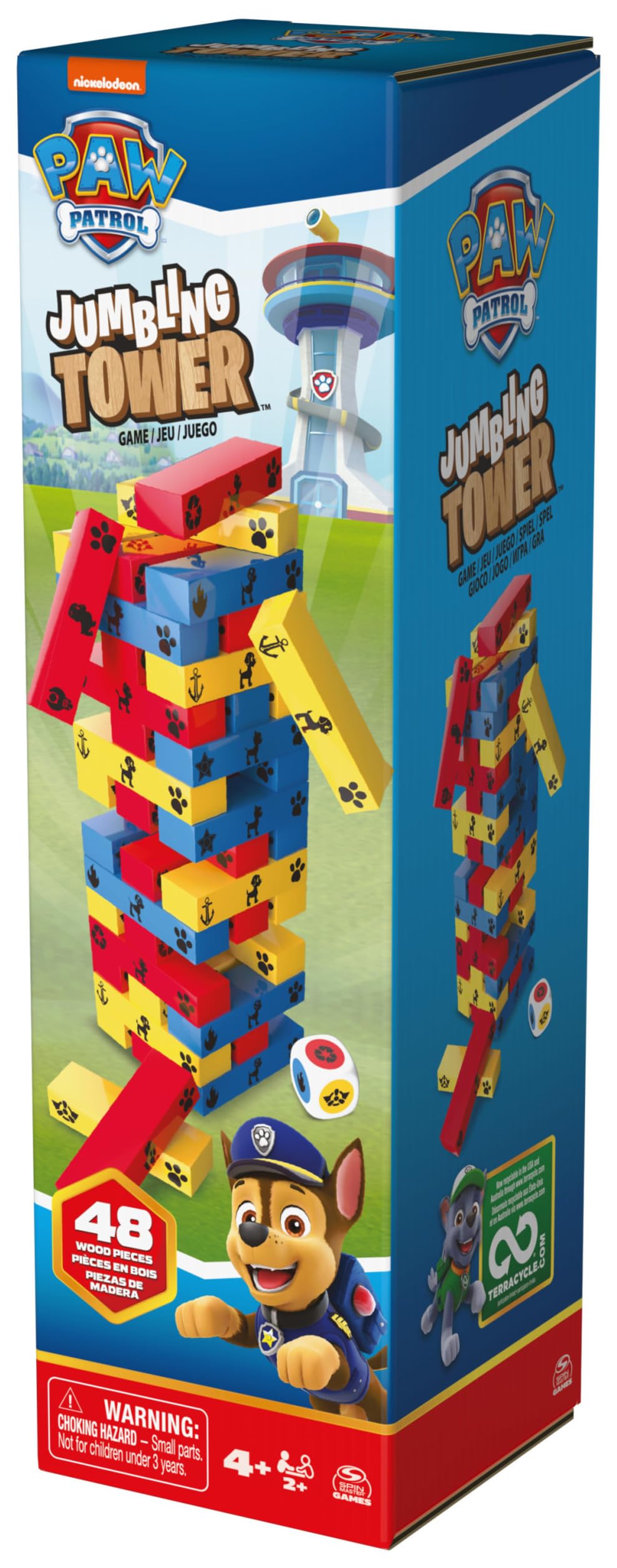 Spin Master PAW Patrol Gioco Pop-Up Jr. – Gioco Da Tavolo Per Bambini 4-8 Anni, Con Chase, Marshall, Skye E Rubble, 2-4 Giocatori - 3