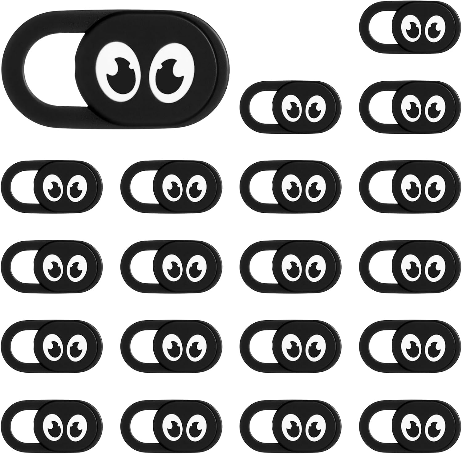 20 Pcs Webcam Cover Slide, Ultra Thin Laptop Camera Cover Universal Web CameraCover Webcam Cameras Blocker Slider for Laptop Computer Smartphone Tablet Privacy Security