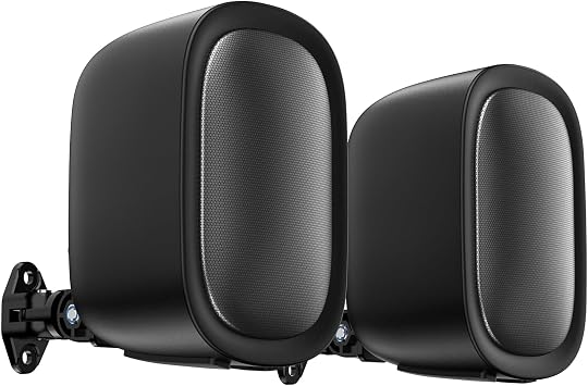Saiyin Outdoor Indoor Speakers, Passive Stereo Speakers, Home Theater Surround Sound Speakers with Marine Grade Waterproof and Wall Mount Brackets for Patio, Garage, Home Surround System