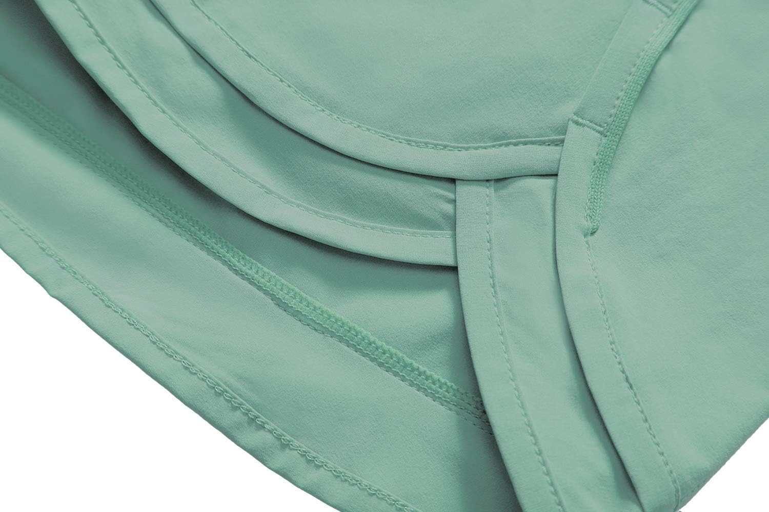 Women Stylish Lightweight Running Workout Volleyball Mesh Liner Shorts - Image 4