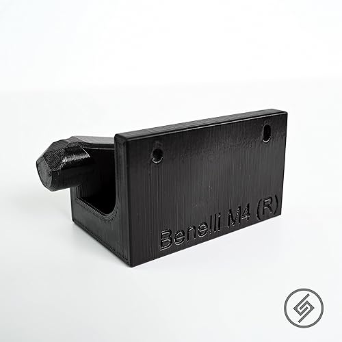 Miniatura 3 de Spartan Mounts Compatible con Benelli M1 y M4  Sistema de organización de almacenamiento de exhibición de escopeta de pared  Diseño único de perfil