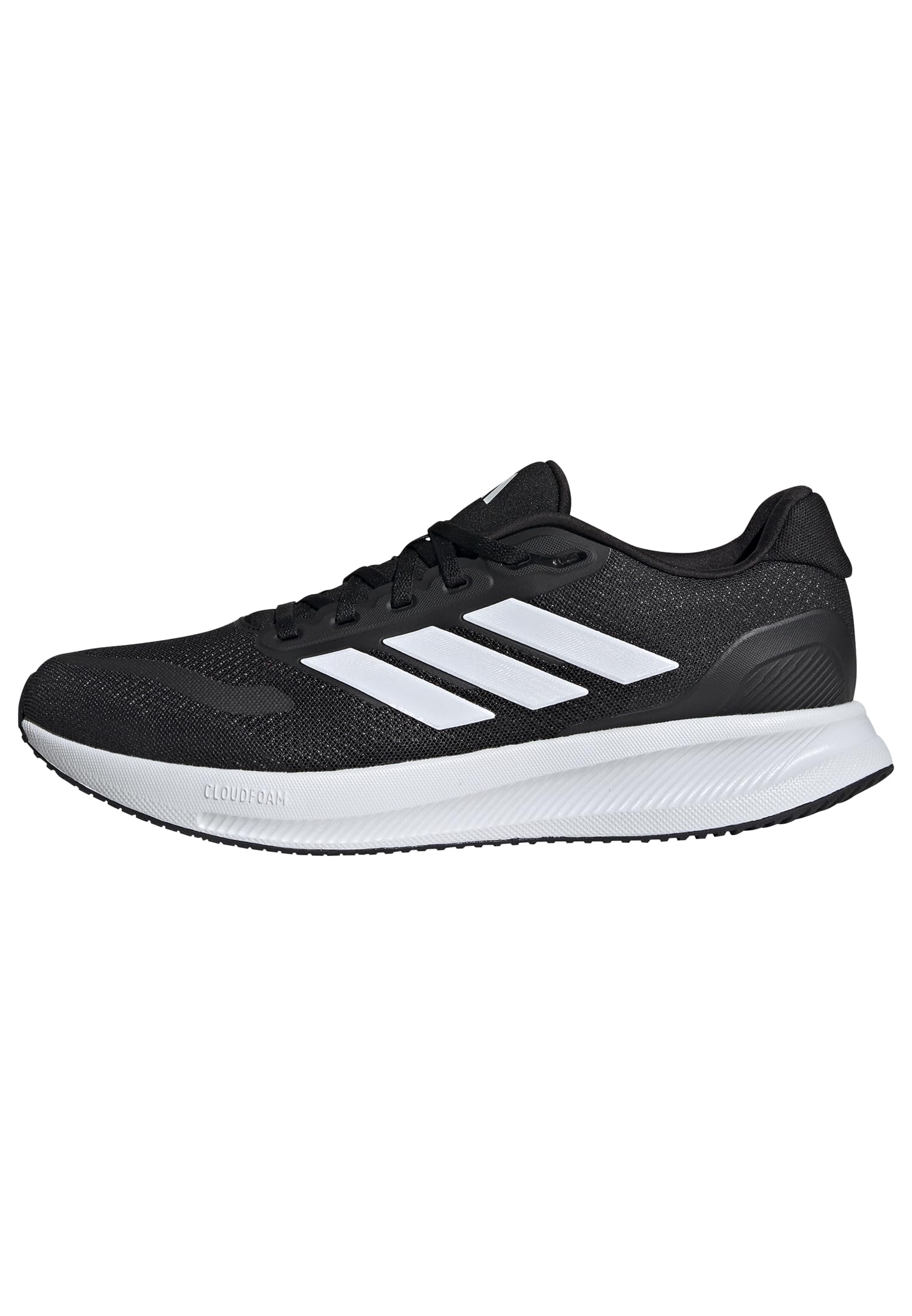 adidas Men's Runfalcon 5 Wide Running Shoes, Core Black/Cloud White/Core Black, 14 UK