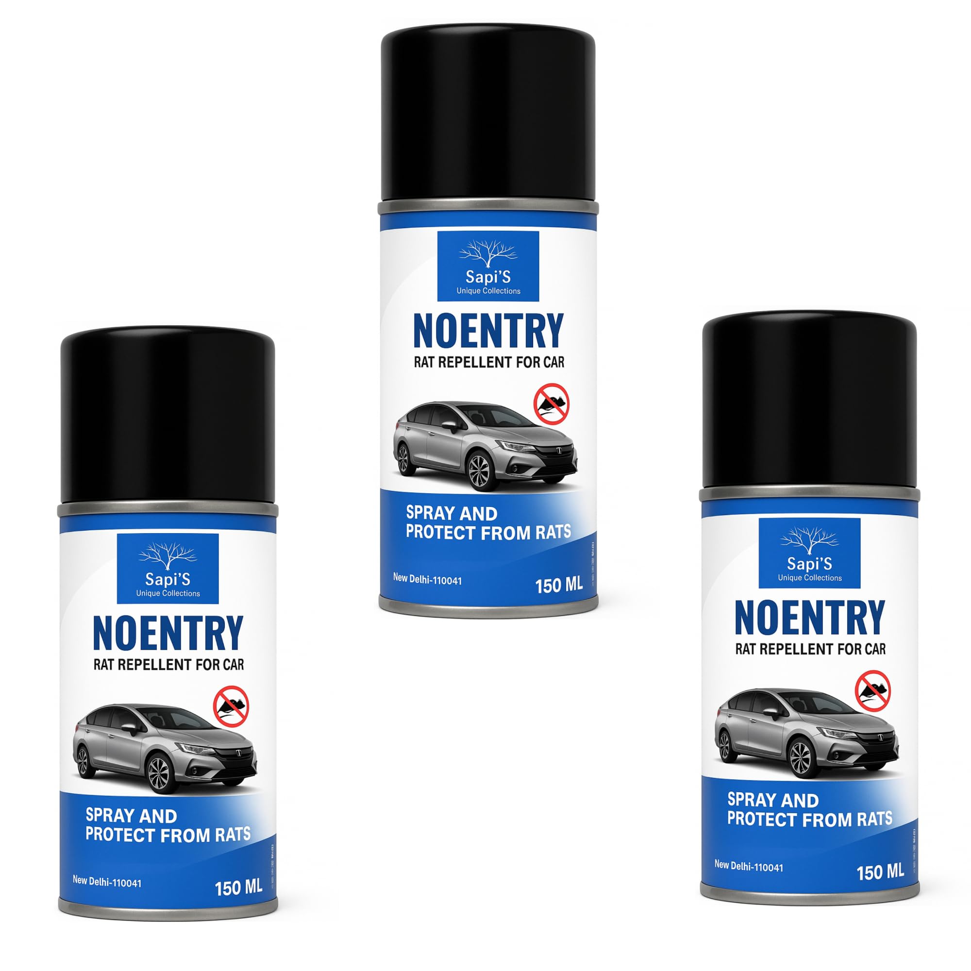SAPI'S No Entry Rat Repellent Spray - 450ml Car & Home Engine Cleaner - Powerful Rodent Deterrent-image-18