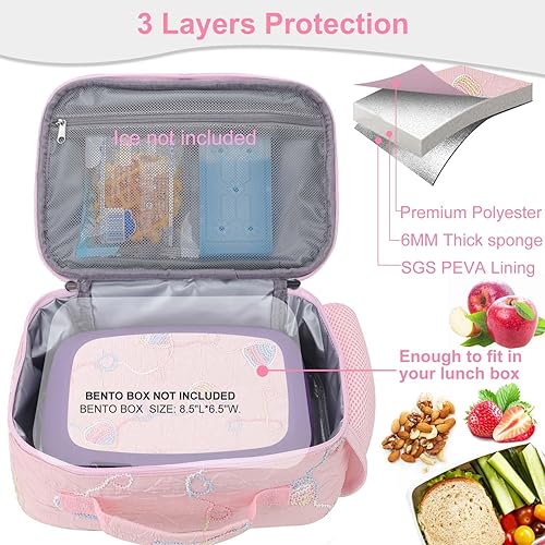 Miniatura 141 de RHCPFOVR Kids Lunch Bag - Insulated Lunch Box for Boys Girls,Washable Lunch Bag and Reusable Toddler Leak-proof Lunchbox for School and Daycare