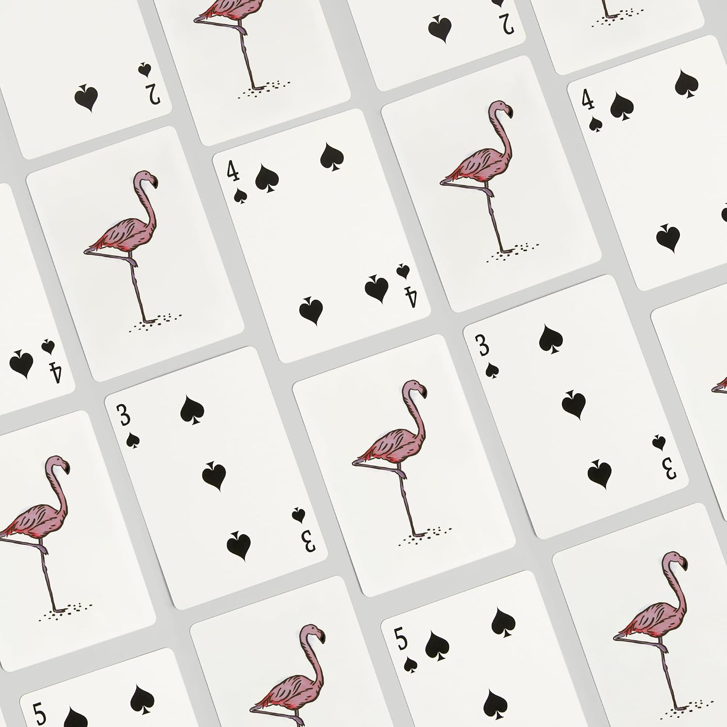 Lantern Press Flamingo, Icon, 52 Playing Cards for Adults, Poker Size Card Deck