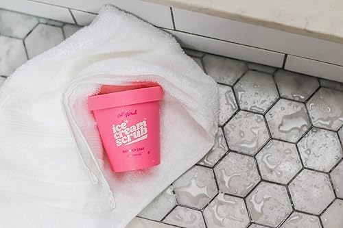 Miniatura 9 de Exfoliante de azúcar hidratante limpio con manteca de karité batida y aceites nutritivos - Aroma a pastel de cumpleaños - Combate la piel seca y