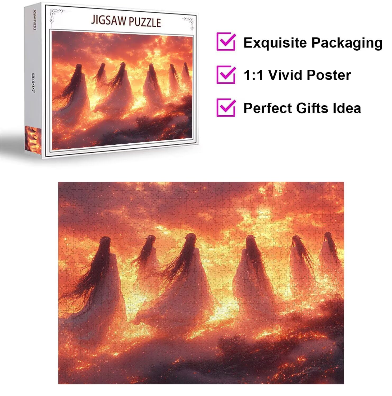 Puzzle 6000 Pezzi Animazione Puzzle Classici per Gioco Familiare, n-118 | Impossibile Puzzles, Intrattenimento Creativo, Rilassamento e Intelligence, Regalo per Amore e Amico, Home Decor, Il sogno