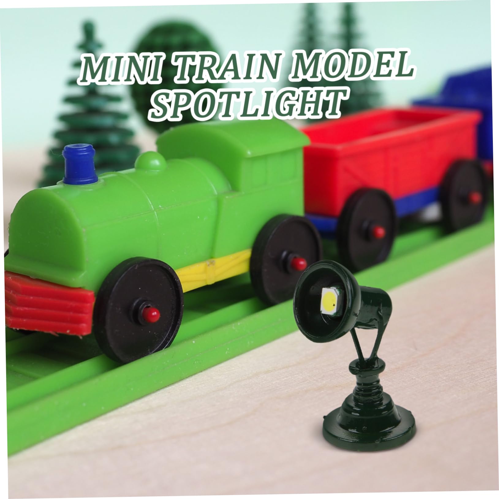 Gogogmee Table Decorative Miniature Signal Light Model Train Scene Decorative Mini Signal Lamp
