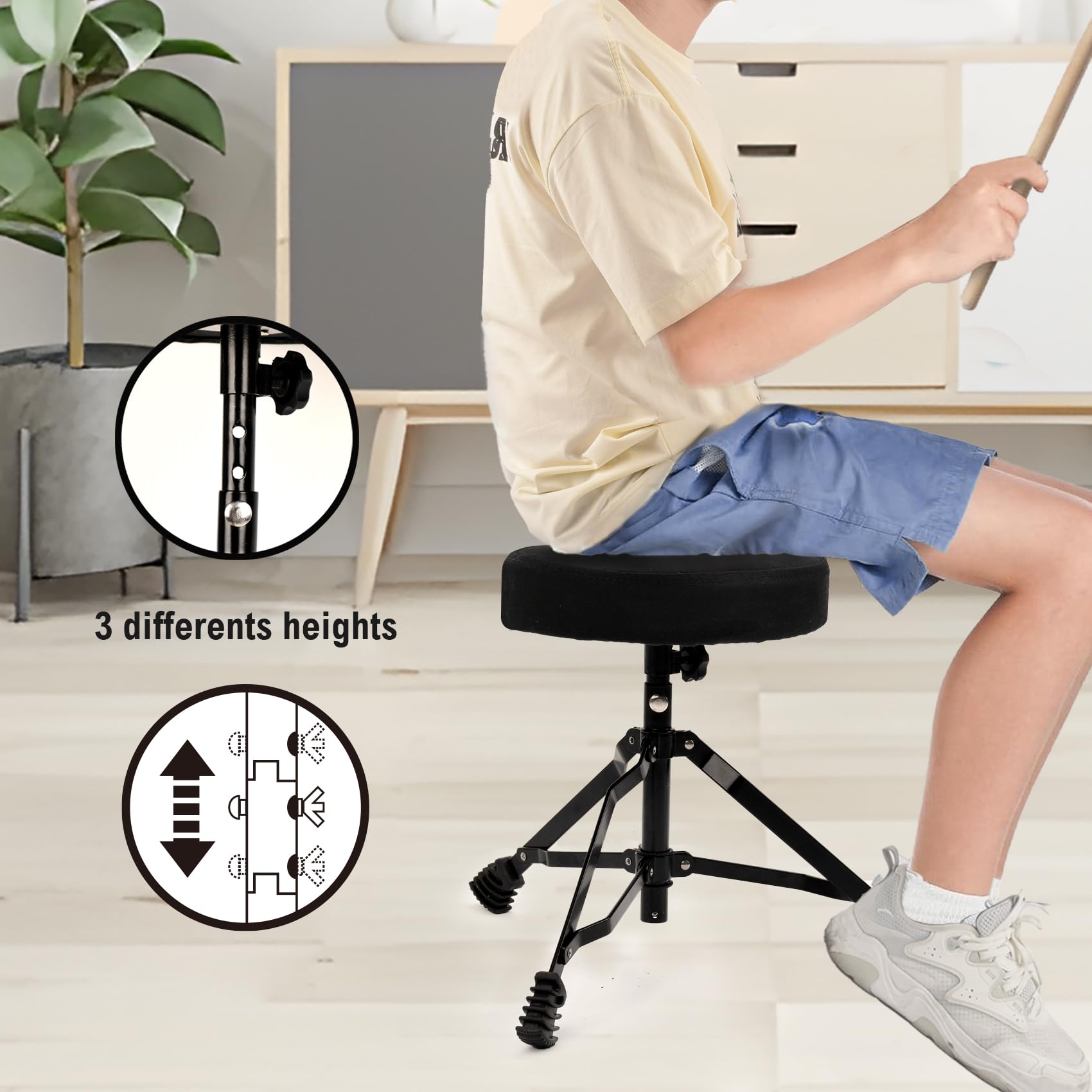 5-teiliges Kinder-/Junior-Trommelset/Kinder-Musikspielzeug, Musikinstrument für Kinder im Alter von 3–5 Jahren 5–9 Jahren