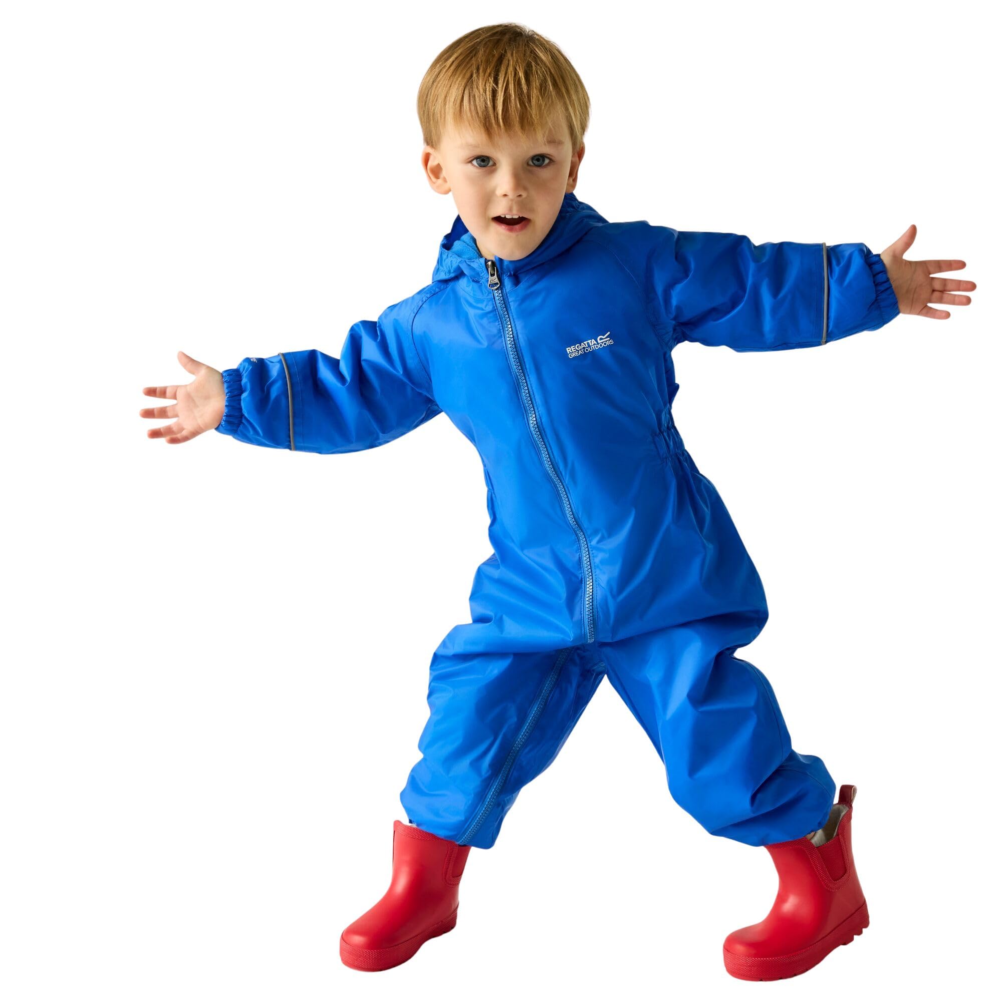 Regatta Kids Splosh III Waterproof Puddle Suit, Breathable & Insulated - Perfect for Outdoors & Walking