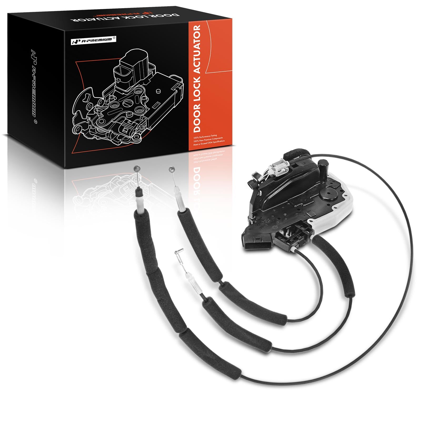 A-Premium ドアラッチロックアクチュエーター Infiniti & Nissan車に対応 - QX56 2011-2013 QX80 2014-2019 アルマダ 2017-2020 スポーツユーティリティ - 後部右助手席側 交換# 82500-1LA0A