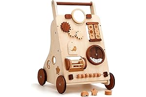 Wooden Wonder: Baby Push Walker for Early Learning Adventures