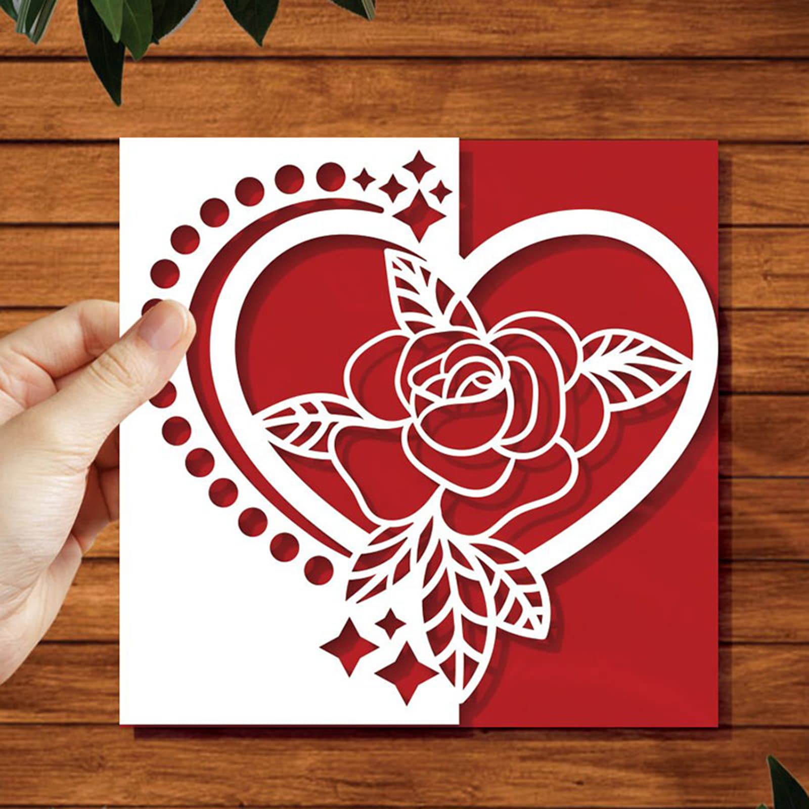 Fustelle in metallo a forma di cuore felice San Valentino