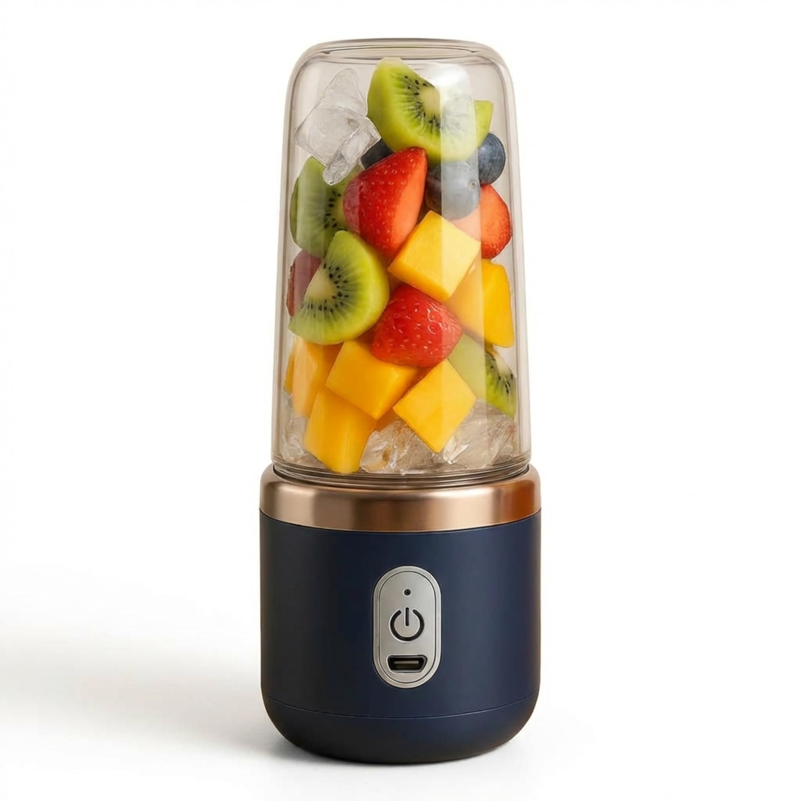 Portable Smoothie Blender 400ml | USB Charging Personal Mixer with High-Speed Motor & Stainless Steel Blades | Mini Juicer Cup for Fruits, Vegetables, Protein Shakes, Travel & Office-image-22