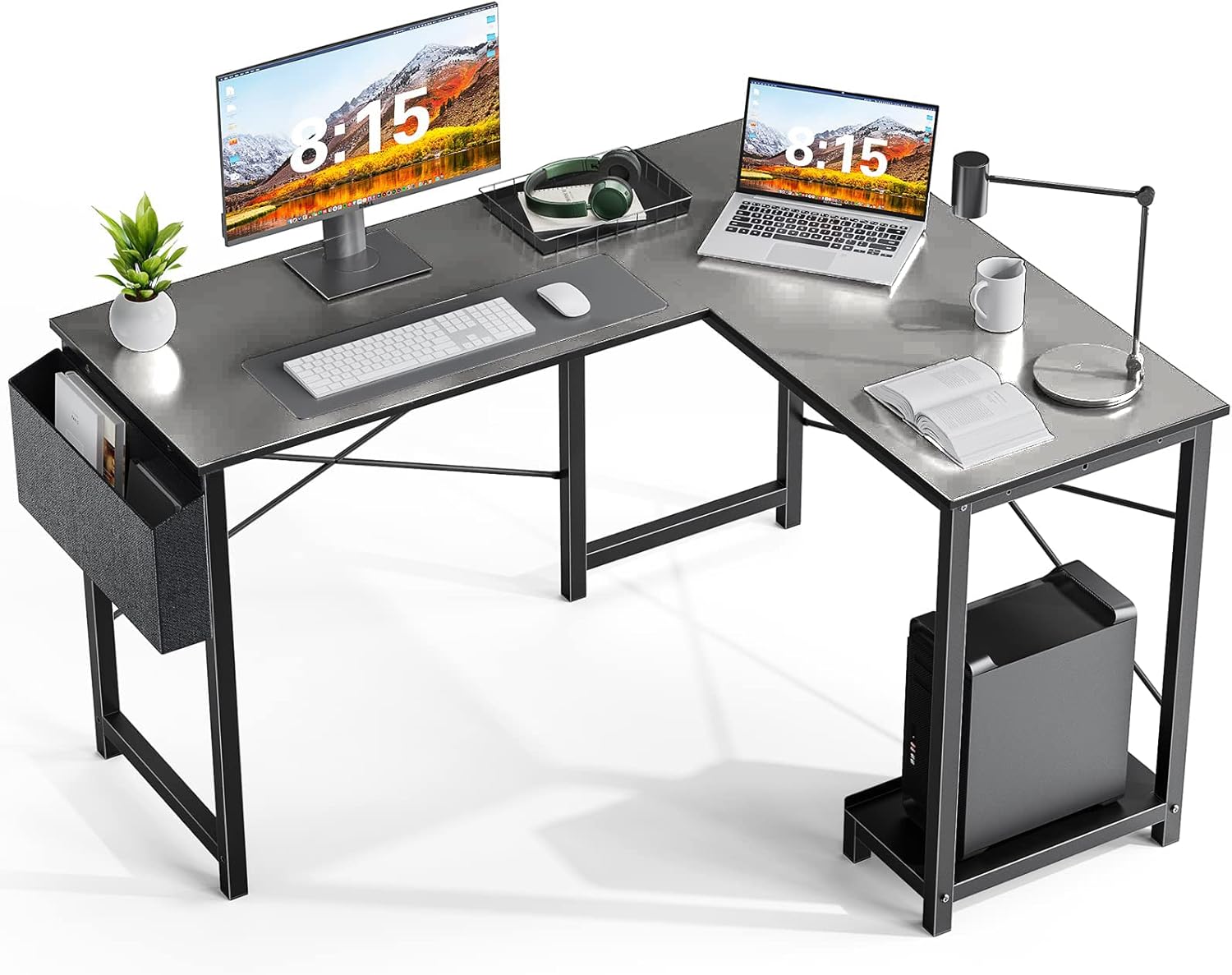 Home Office Electric Standing Desk, 49 Inch Ergonomic Table
