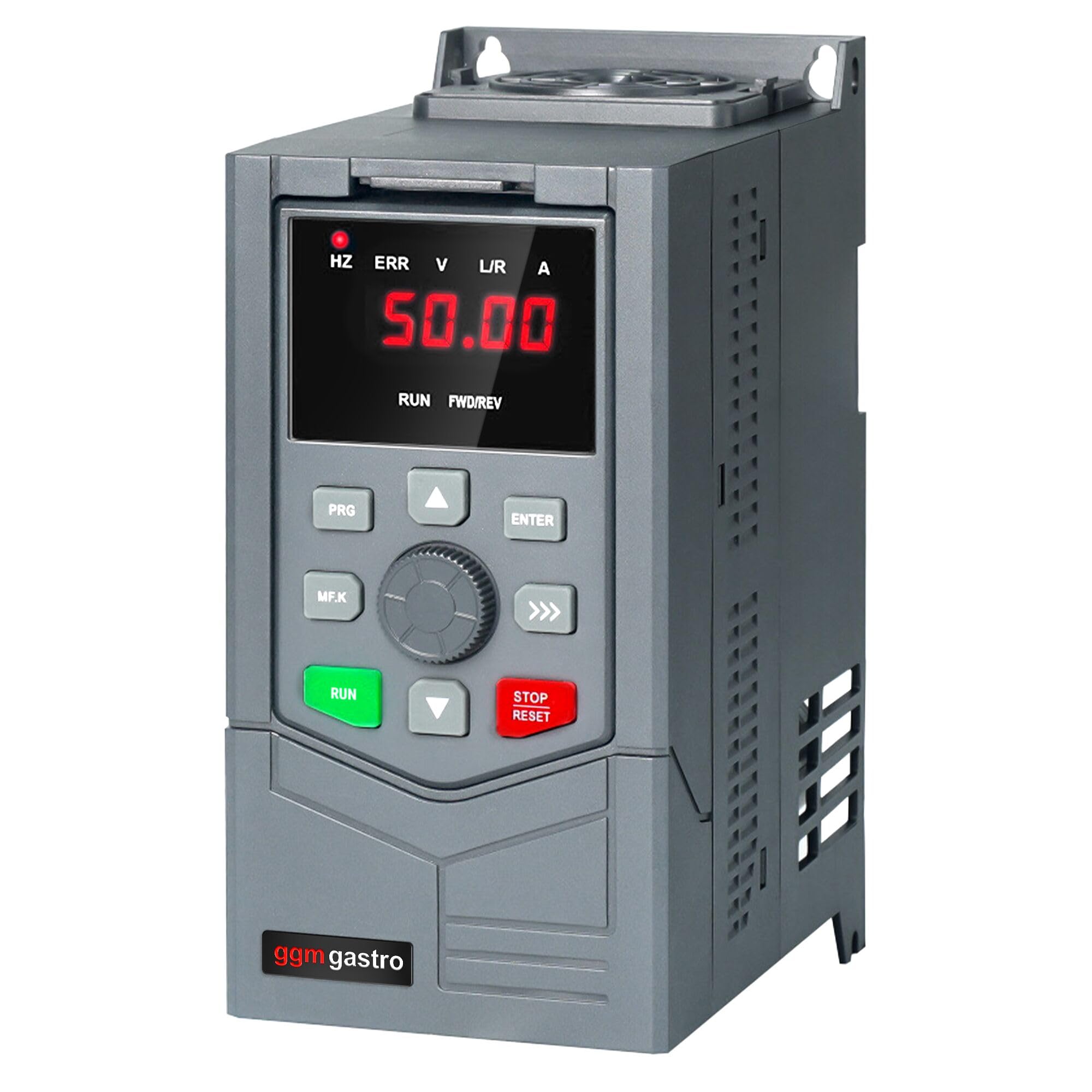 GGM Gastro Frequenzumrichter 1,5 kW 230V | Präzise Drehzahlregelung, konstantes Drehmoment, vielseitige Schnittstellen, integrierter PID-Regler, sofort einsatzbereit
