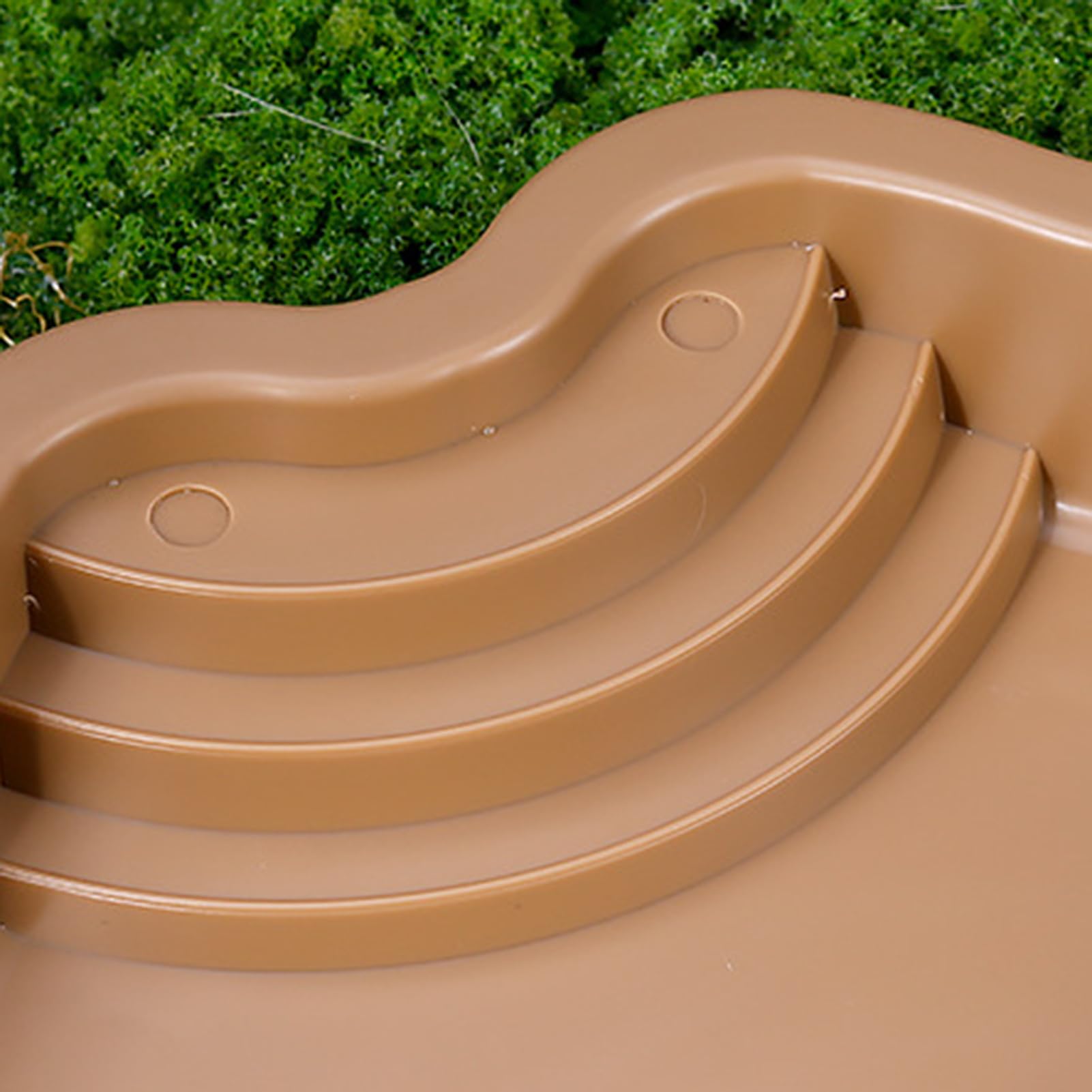 Baignoire pour Reptiles - Bac à Eau avec Rampe pour Lézards et Tortues - Bassin pour Reptiles
