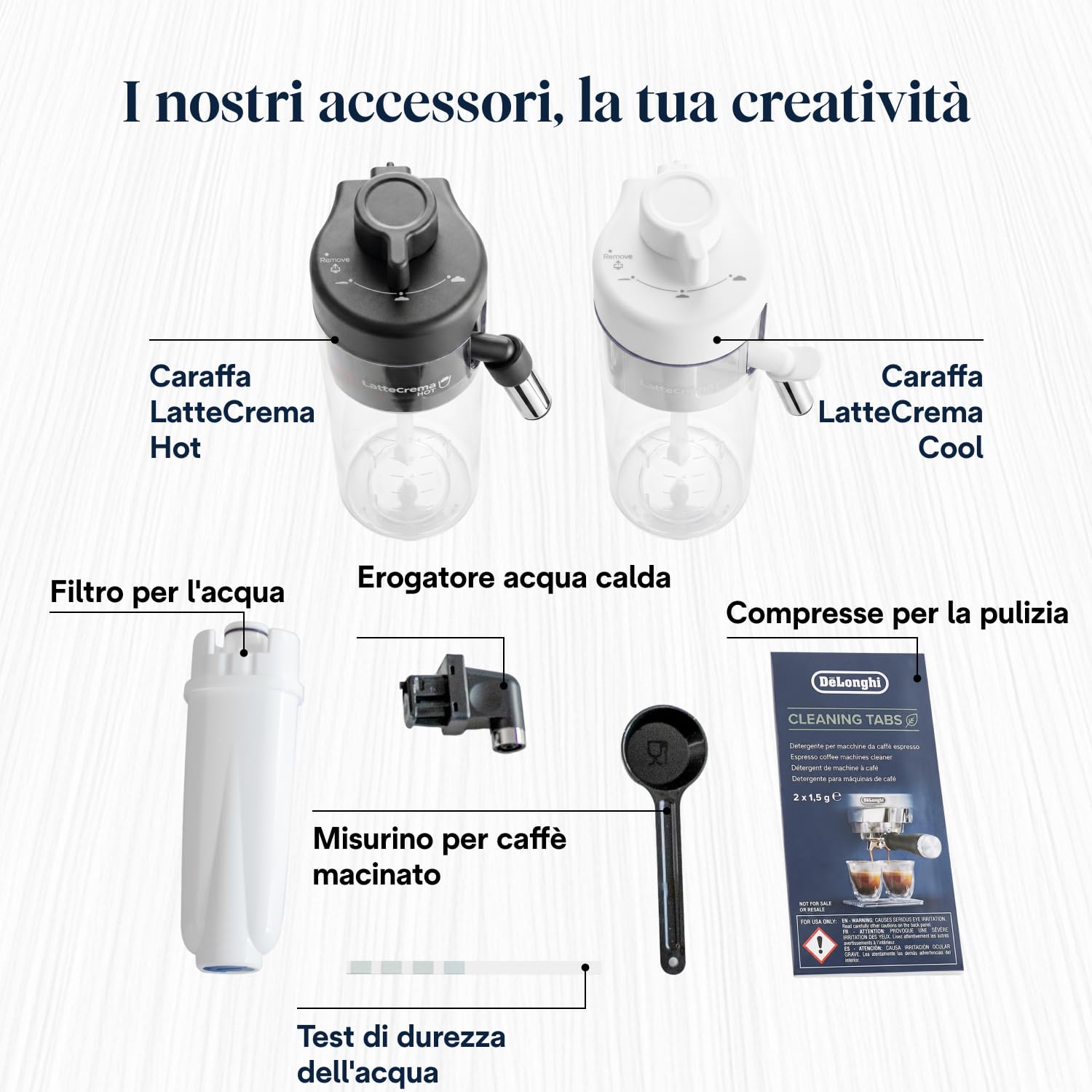 De’Longhi Magnifica Duo – Perfetto Macchina da Caffè Automatica con Montalatte Automatico LatteCrema, 20 Bevande Calde e Fredde, Display a Colori con Icone, Argento Spazzolato (ECAM332.80.SXB)