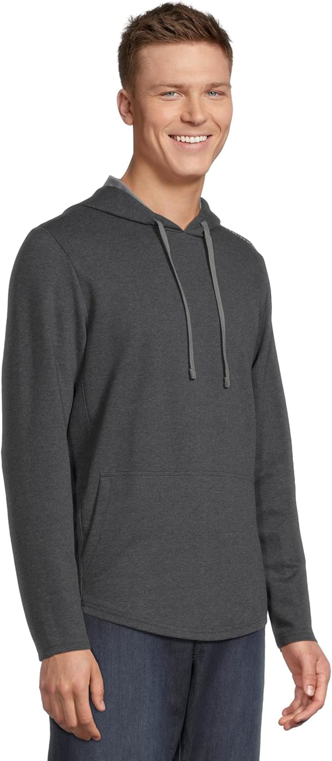 TravisMathew Men's Upgraded Tech Hoodie Heather Black S - Image 2