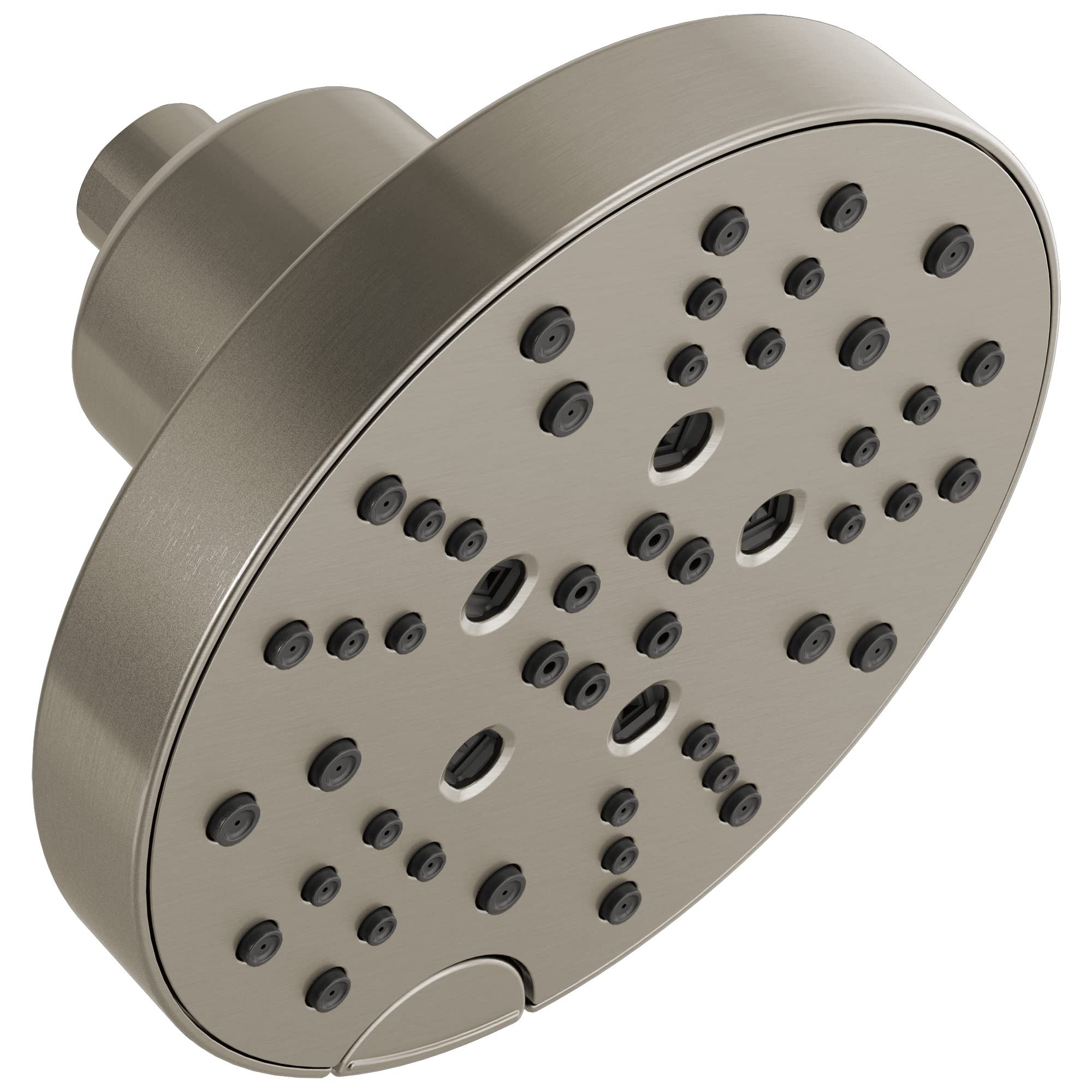 Delta 52668 Universal Showering Components 1.75 GPM Multi Function Shower Head with H2Okinetic Technology - Lumicoat Stainless