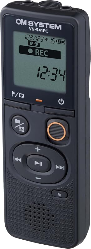 OM SYSTEM VN-541PC Digitális Hangrögzítő Omnidirekt Mikrofonnal és Zajszűréssel